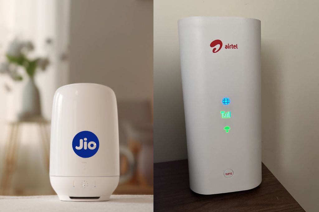 Airtel Xtreme AirFiber vs. Reliance Jio AirFiber: Availability, Data Speed, and Plans Comparison